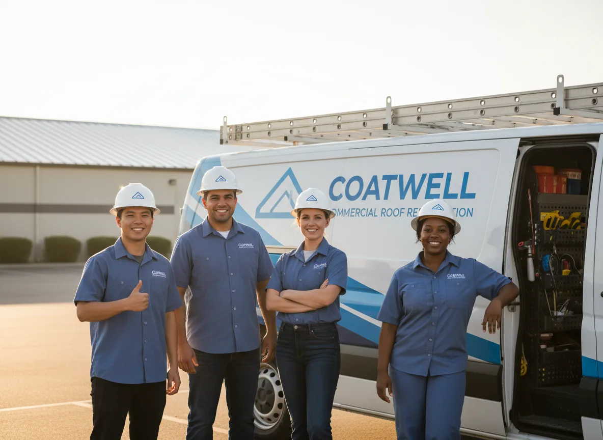 Commercial roof coating company in Shady Dale, GA